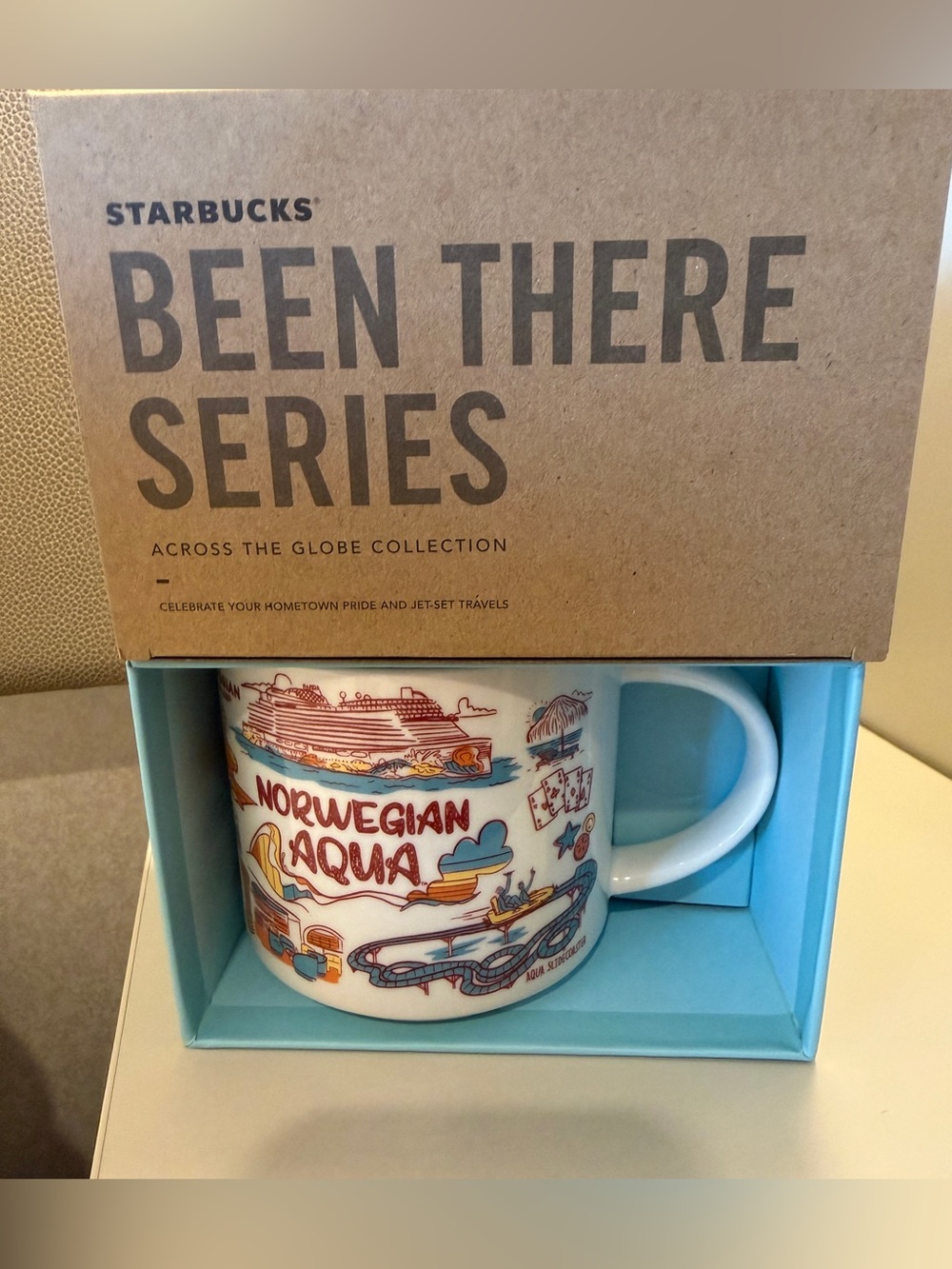 Starbucks Norwegian Aqua Been There Mug NCL NIB